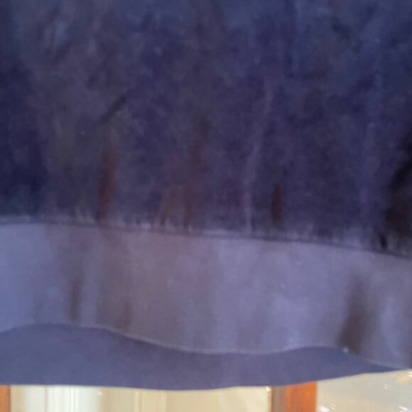 Juicy Couture Vintage  Navy Blue Velour Track Suit Top, Size Large - Picture 2 of 5